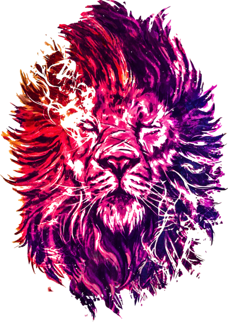 The big purple lion by Teehunter