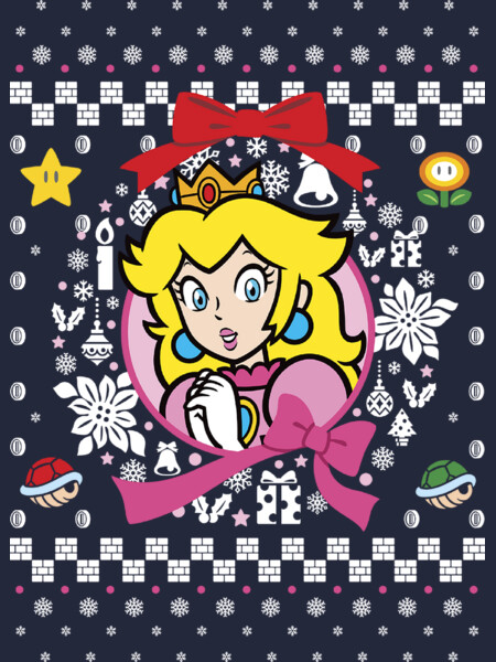 Peach Christmas Wreath by Nintendo