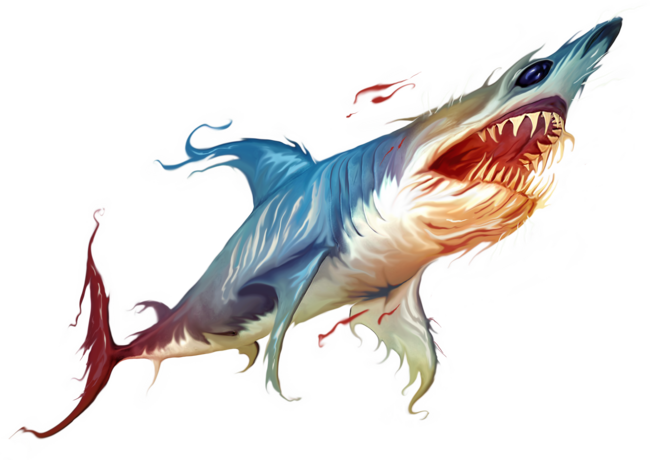 Psychedelic Colorful Shark