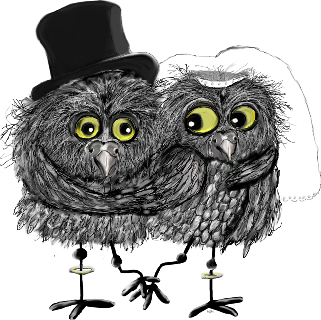 Wedding  Owls