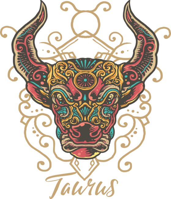 Taurus Zodiac Mandala by sparkiz