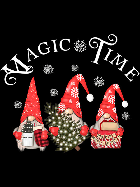 Christmas Gnomes Holiday Elves With Christmas Tree