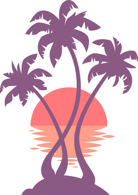 3 Palm Sunset