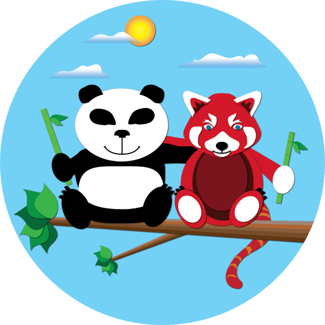 Panda and Red Panda