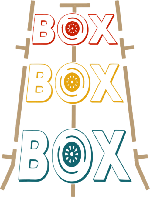 Formula Racing Car Box Radio Call To Pit Box
