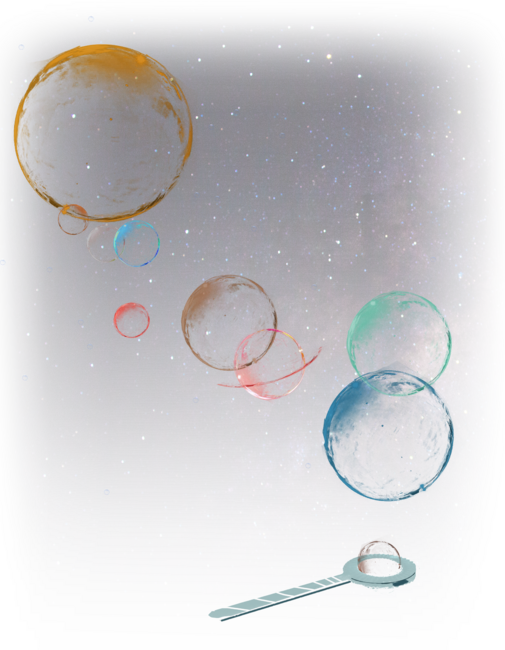 Bubble Planets