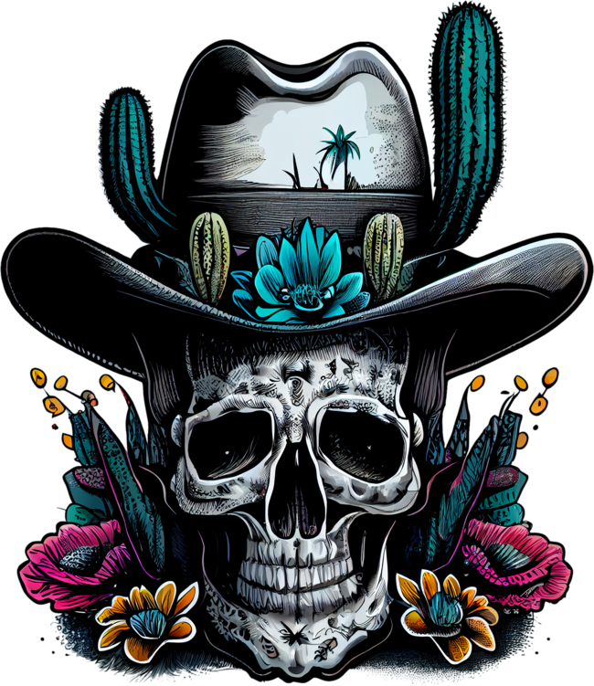 Cowboy Skull by Fourfreak