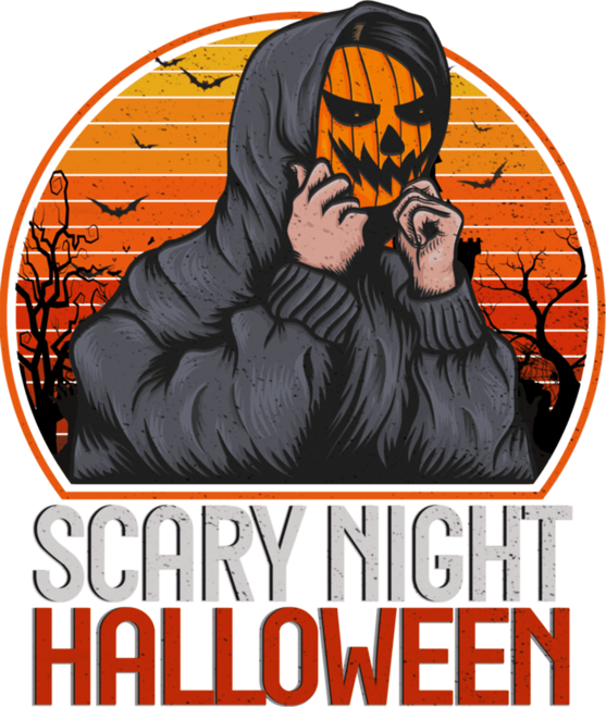 scary night halloween