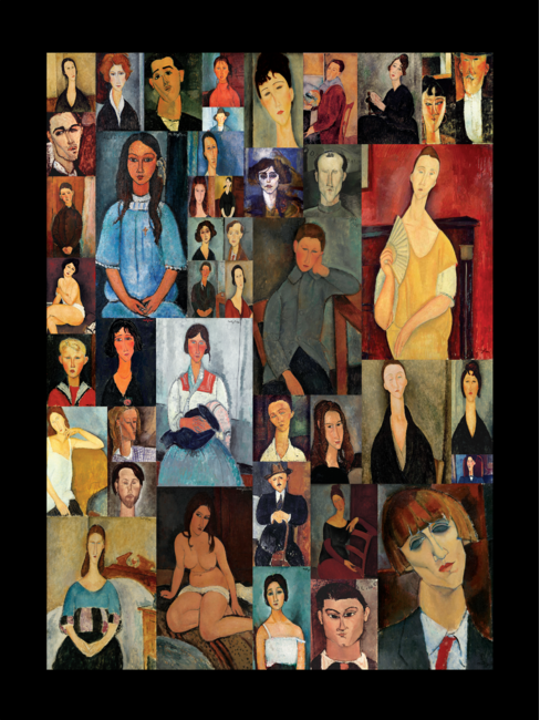 Modigliani Collage