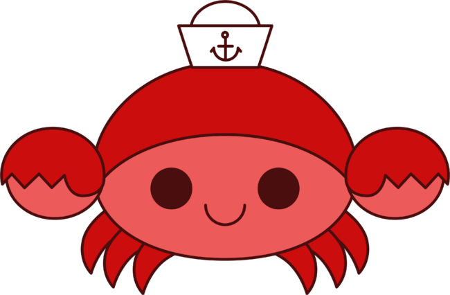 Cute Sailor Crab