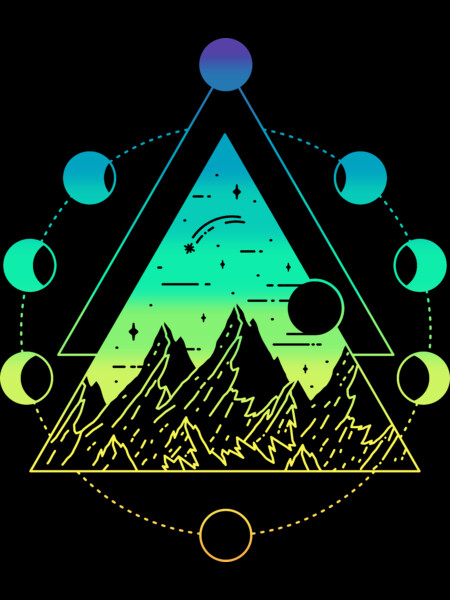 Rainbow Moon Pyramid