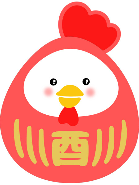 Chicken Daruma by Kanjisetas