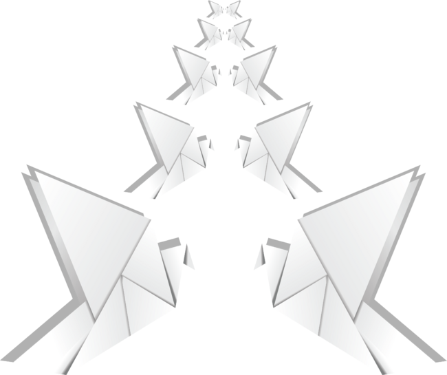 Origami doves by AnnArtshock