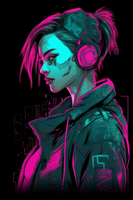 Cyberpunk Girl! by cyberica