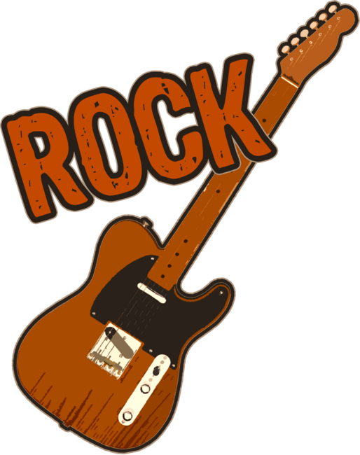 Vintage Guitar Rock by ScarDesign