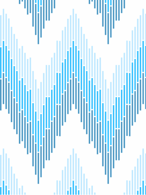 Zigzag bar lines pattern