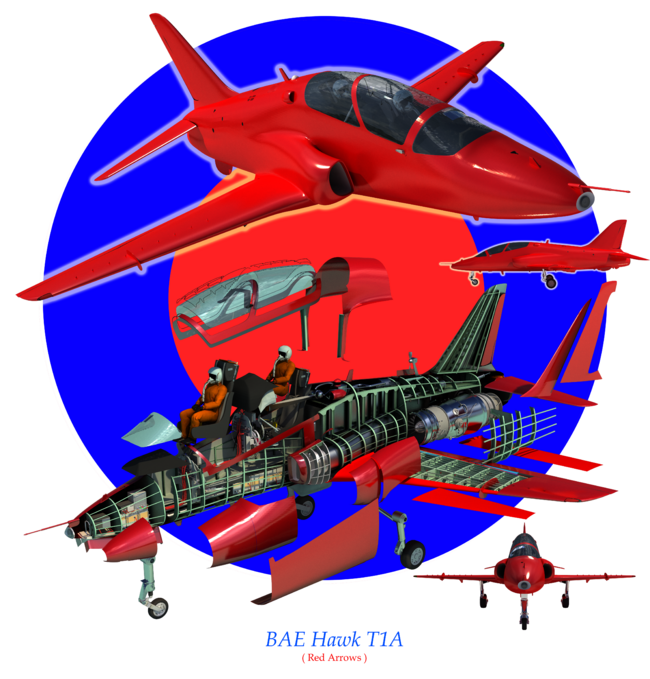 Red Arrows aerobatic display team