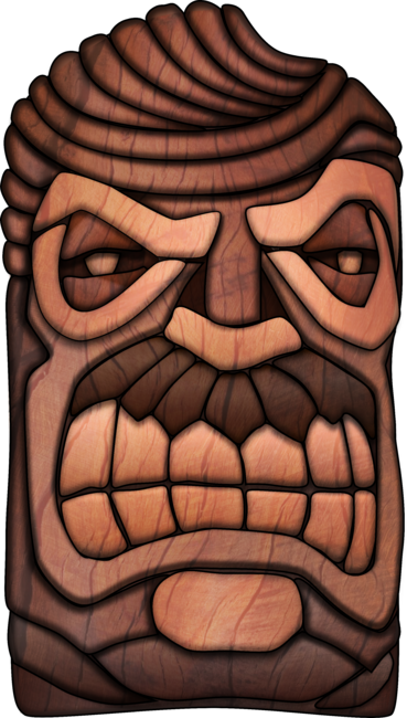 Swanson Tiki Mask by Solublepeter