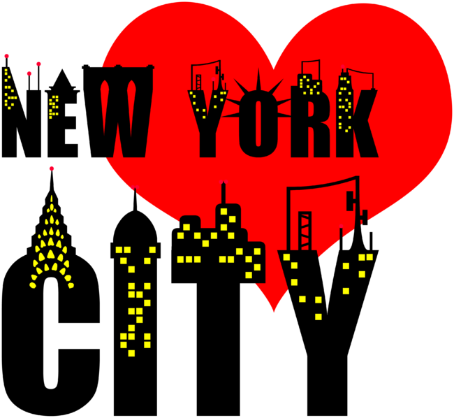 New Your City Red Heart