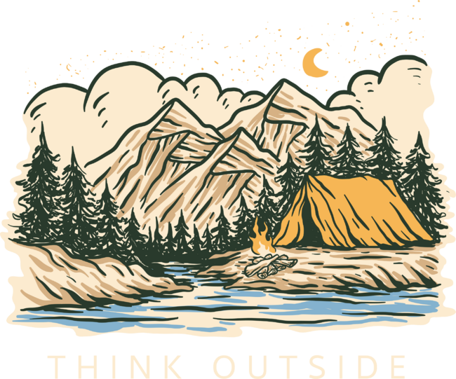 Think Outside by TrendyTees