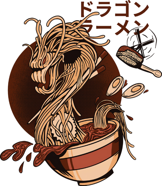 Japanese Ramen : The Dragon's Fire Will Protect You by bukko