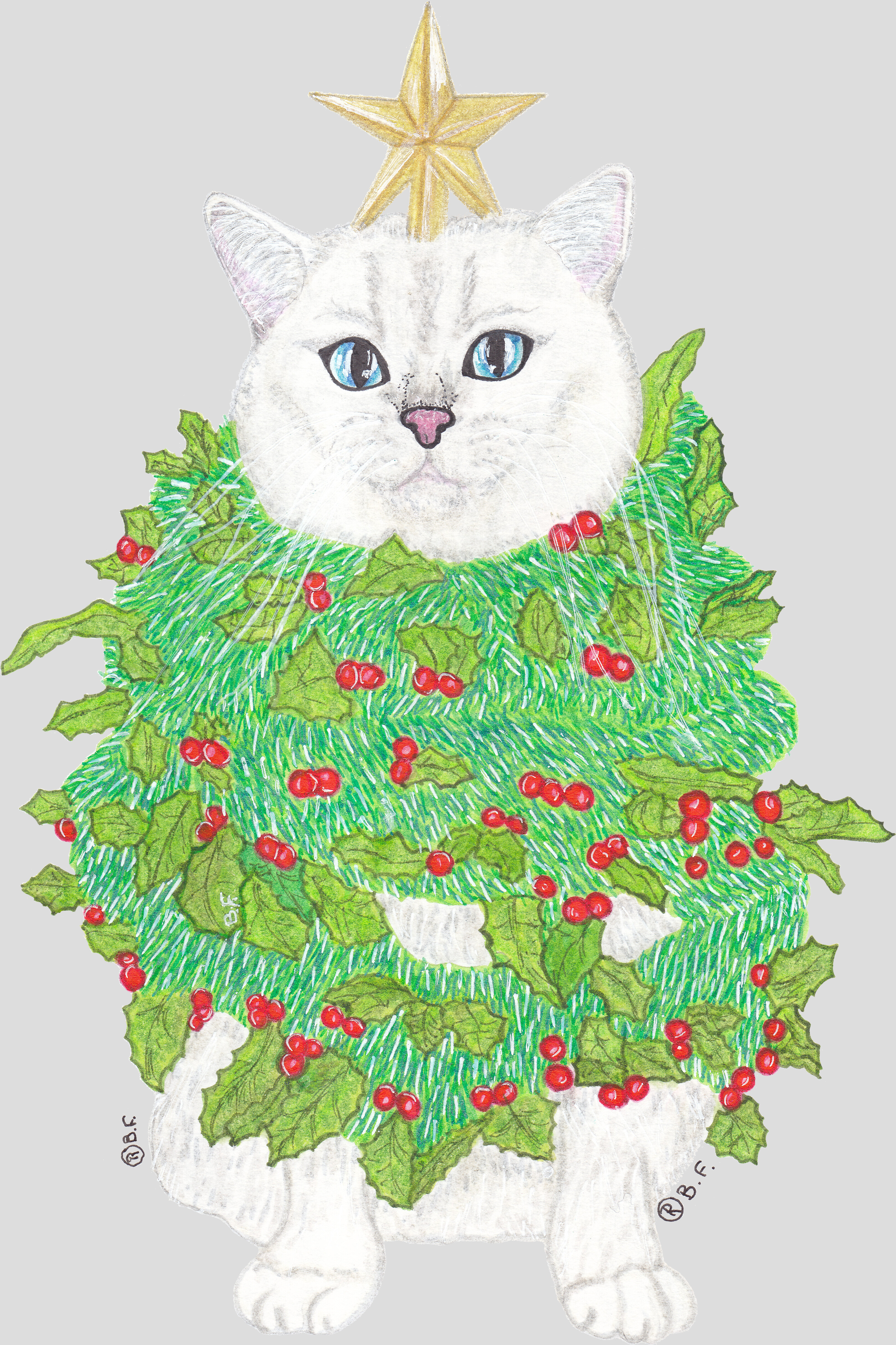 CHRISTMAS CAT by BeritValk