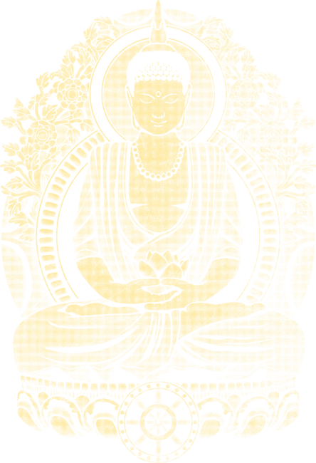 Gautama Buddha Weathered Halftone