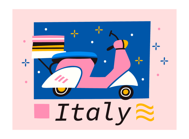 Italy Vespa by SimpleDesign