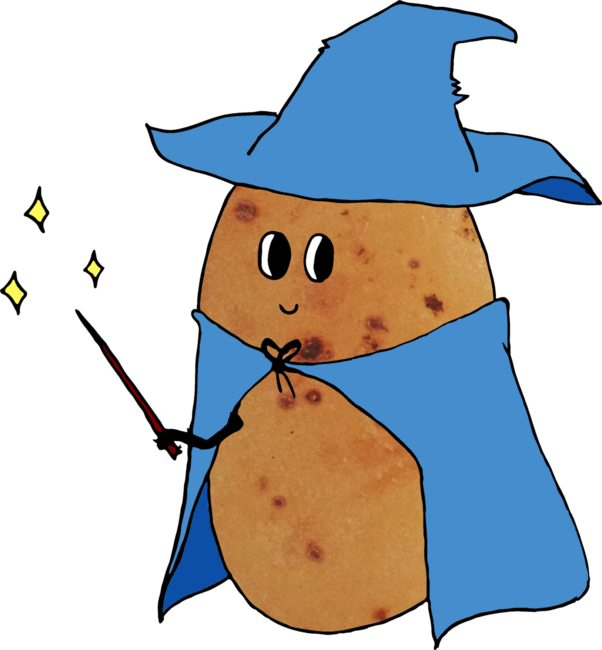 Wizard Potato by PotatoMerch