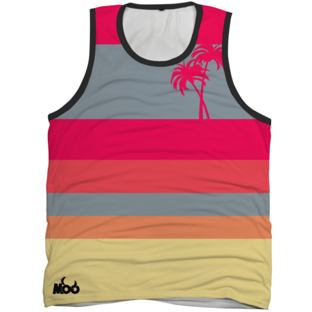 Moo Palm Tree All-Over Tank Top