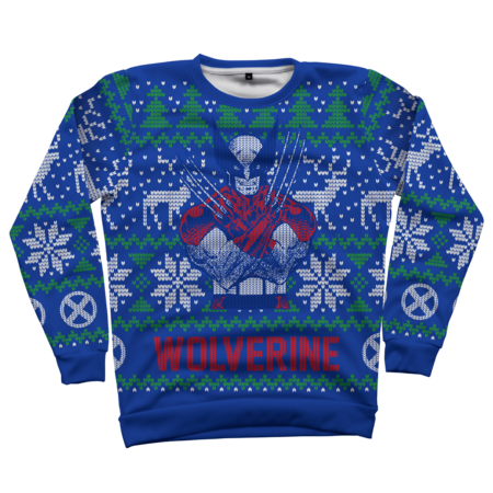 Wolverine Ugly Christmas Sweater by Marvel