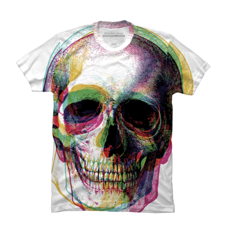 acid skull all-over shirt