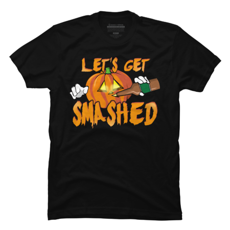 Let's Get Smashed Funny Halloween Pumpkin