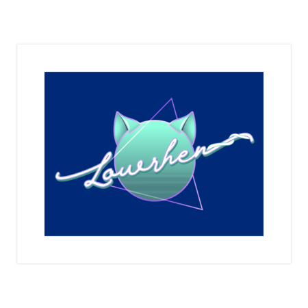 Lowrhen Vaporwave Logo