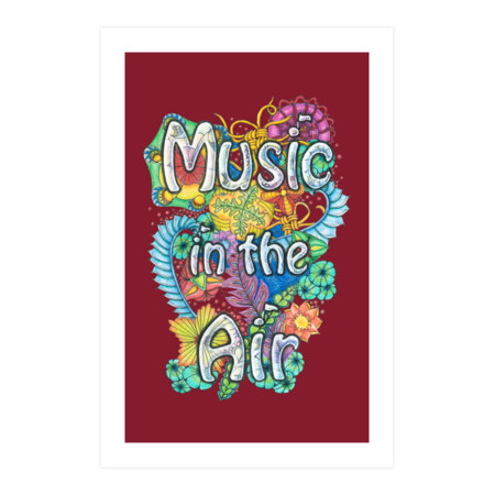 Music in the Air Zentangle style