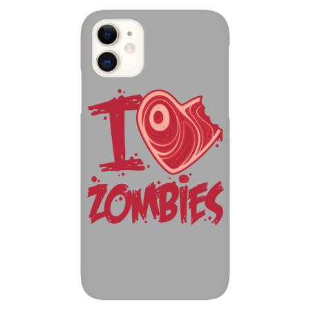 I Love Zombies with Meat Heart by fizzgig