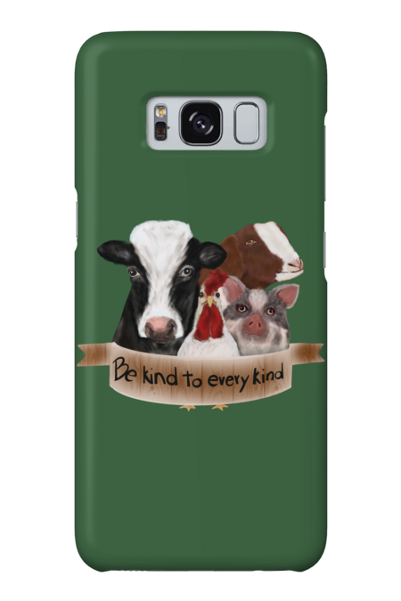 Be kind to every kind, cow, pig, goat, chicken by Kharts