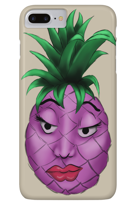 Purple Pineapple by MelaniePrints