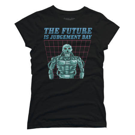 The Future is Judgement Day, 80's 90's pixel game movie graphics