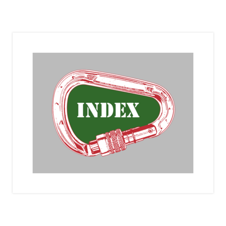 Index Climbing Carabiner by EsskayDesigns