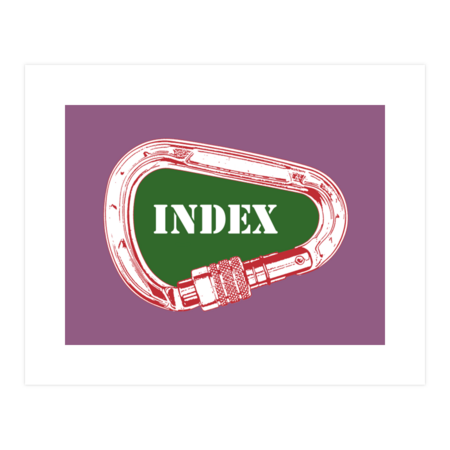 Index Climbing Carabiner by EsskayDesigns
