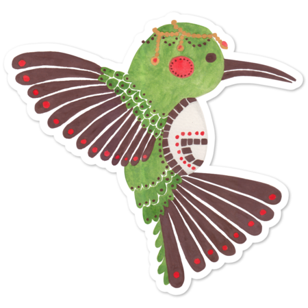 The Green Hummingbird by haidishabrina