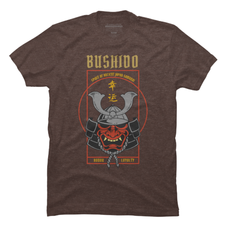 Bushido Code of Honor Samurai Shirt Japan Asian Kanji
