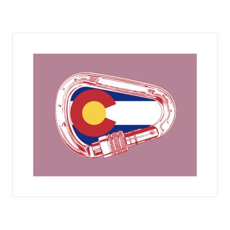 Colorado Climbing Carabiner by EsskayDesigns