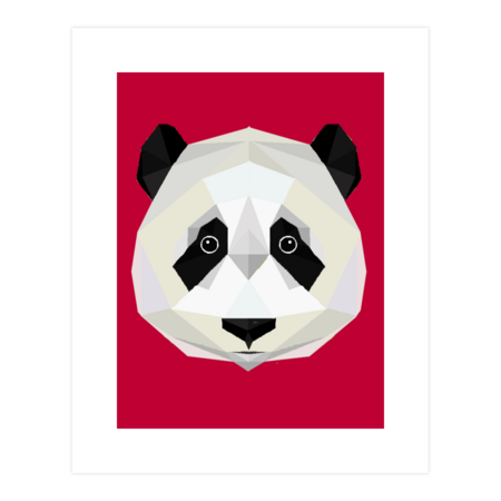 Polygonal Panda Bear by DeadlyDelicateDesigns