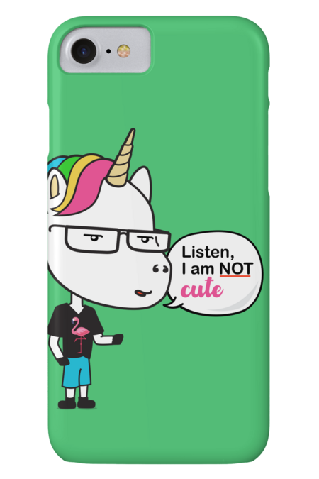 Not cute unicorn by ladyrosegold