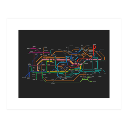 London Tube by emrandesignco
