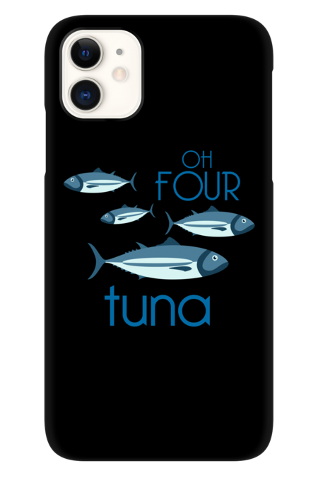 Oh Four Tuna Fish Tunny Sea Pond Music Notes Gift
