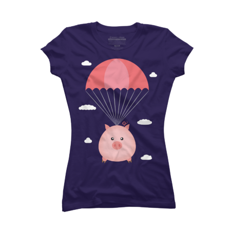 Baby Pig in a Parachute by QueenieLamb
