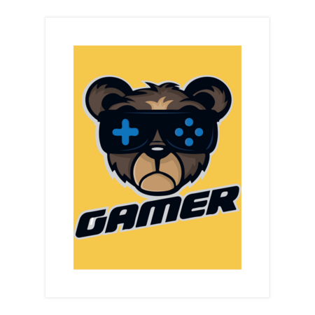 Bear gamer by Savelii
